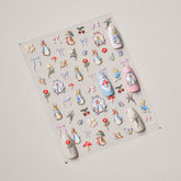 Cute Bunny And Mushroom Nail Stickers-to4065-to4066